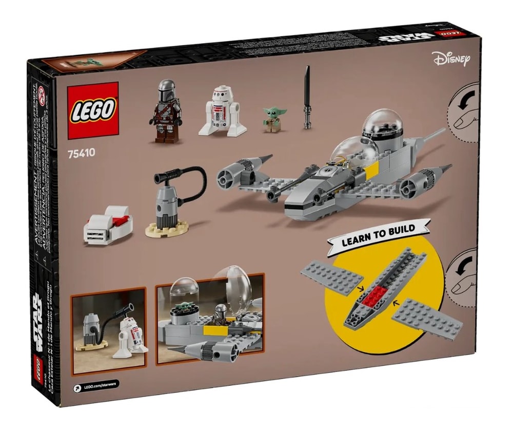 【LEGO 樂高】磚星球〡 75410 星際大戰 老曼和古古的 N-1 星際戰機™ Mando and Grogu's N-1 Starfighter™