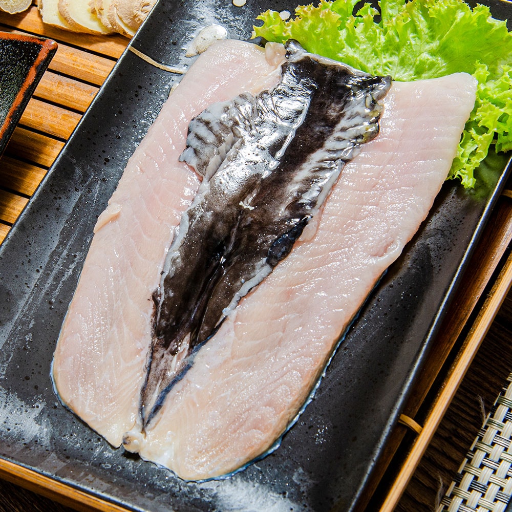 【鮮綠生活】(免運組)台南去刺虱目魚肚(130克±10%/片)共8包