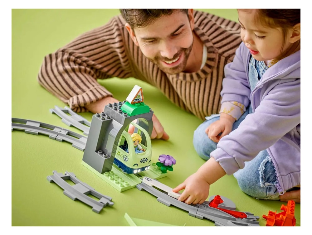 【LEGO 樂高】磚星球〡 10425 得寶系列 火車隧道和軌道擴充組 Train Tunnel and Tracks Expansion Set