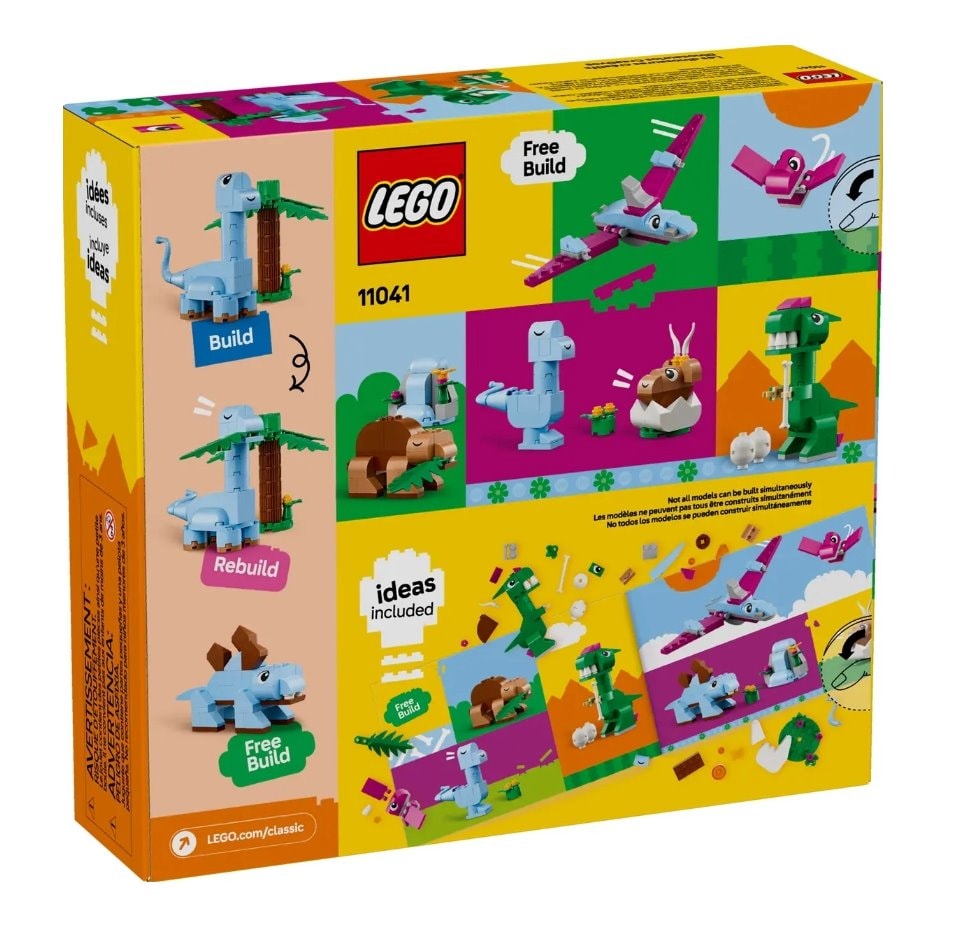 【LEGO 樂高】磚星球〡 11041 經典系列 創意恐龍套裝 Creative Dinosaurs