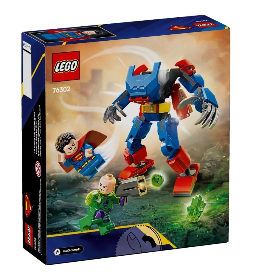 【LEGO 樂高】磚星球〡 76302 DC系列 超人™ 機甲大戰雷克斯路瑟™ Superman™ Mech vs. Lex Luthor™