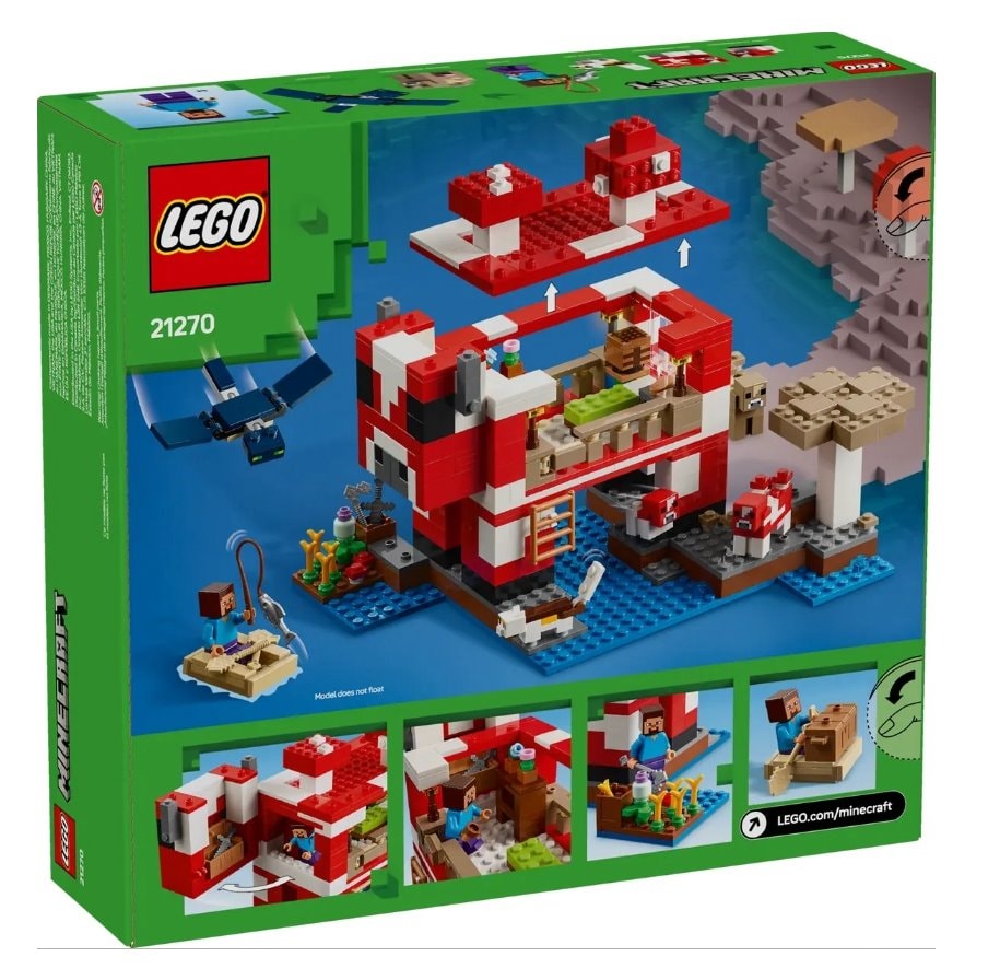 【LEGO 樂高】磚星球〡 21270 當個創世神 哞菇屋 The Mooshroom House