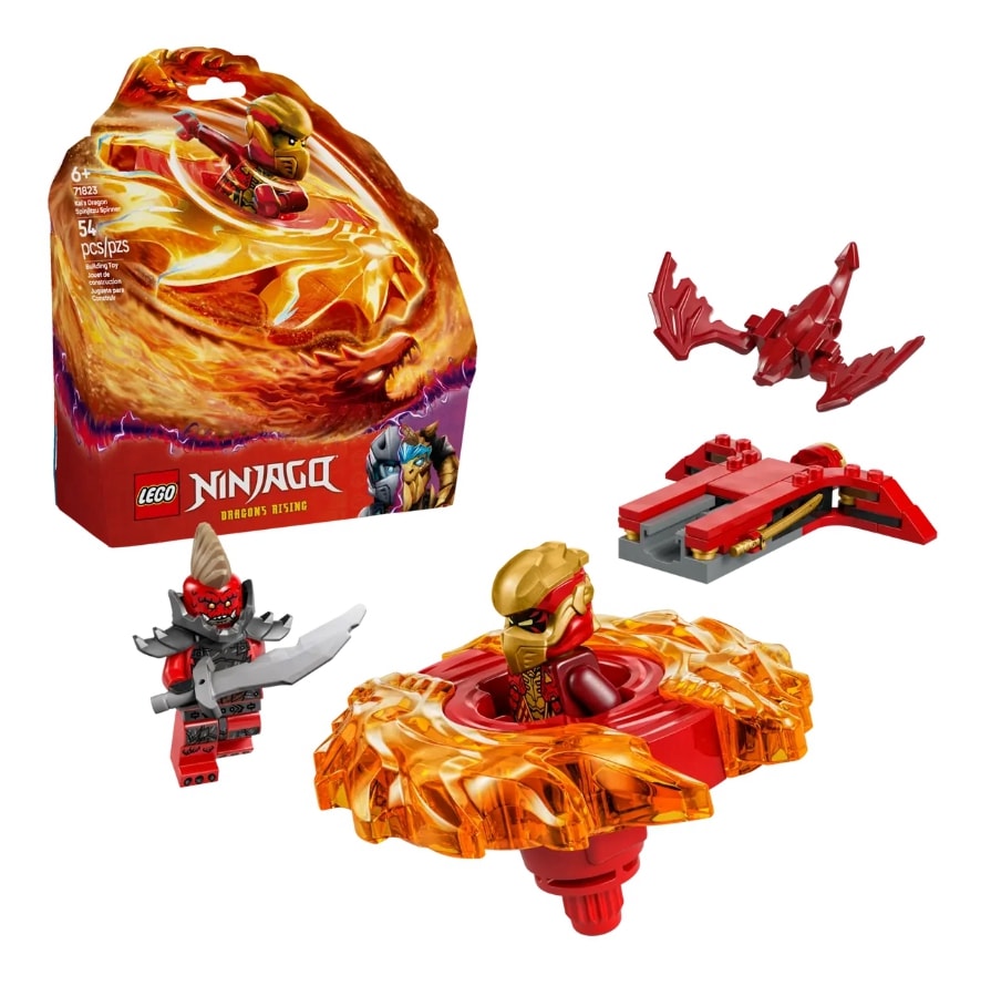 【LEGO 樂高】磚星球〡 71823 旋風忍者 赤地的猛龍旋風忍術陀螺 Kai's Dragon Spinjitzu Spinner