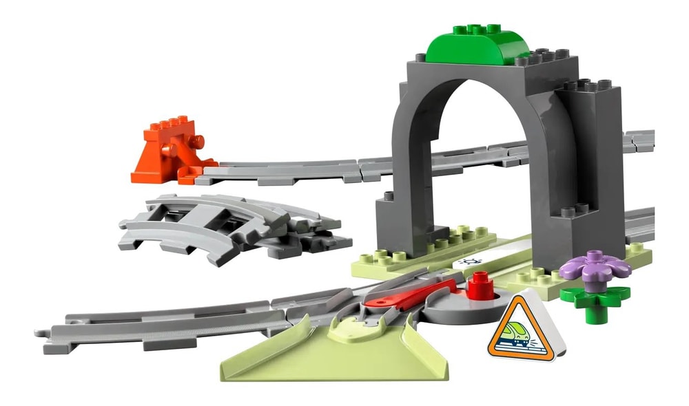 【LEGO 樂高】磚星球〡 10425 得寶系列 火車隧道和軌道擴充組 Train Tunnel and Tracks Expansion Set