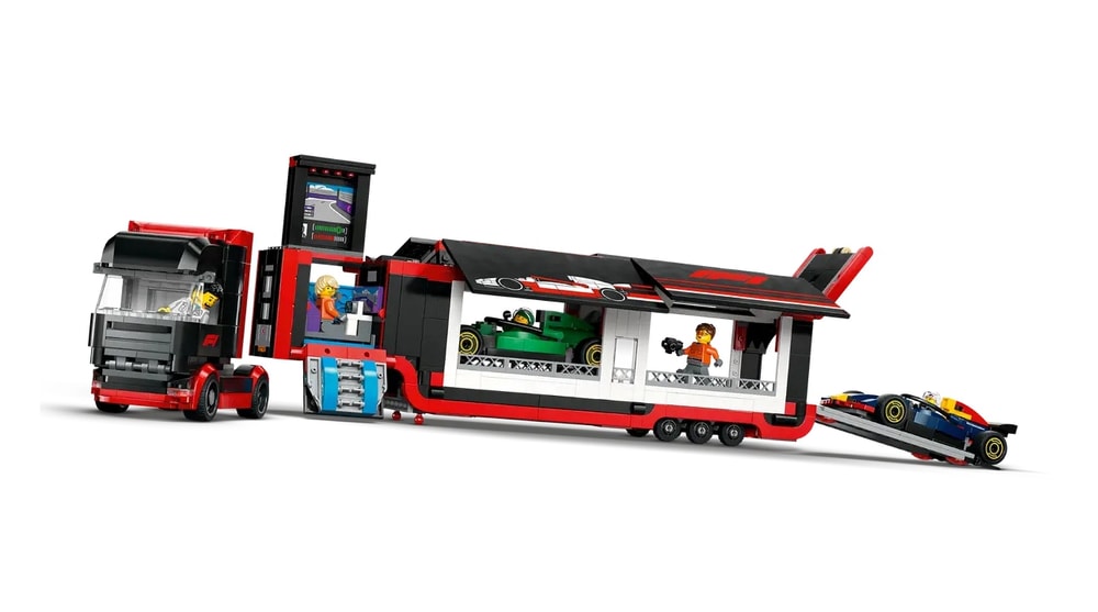 【LEGO 樂高】磚星球〡 60445 城市系列 F1卡車和RB20與AMR24F1汽車 F1® Truck with RB20 & AMR24 F1® Cars