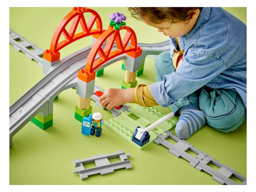 【LEGO 樂高】磚星球〡 10426 得寶系列 鐵路橋和軌道擴充組 Train Bridge and Tracks Expansion Set