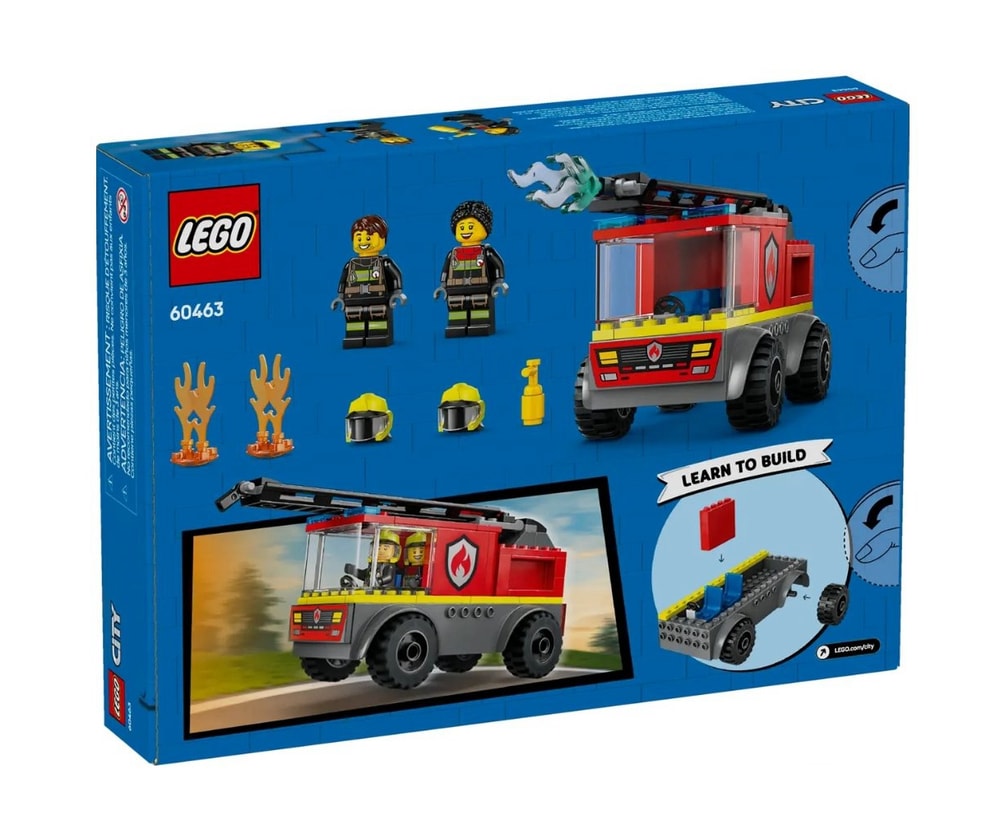 【LEGO 樂高】磚星球〡 60463 城市系列 雲梯消防車 Fire Ladder Truck