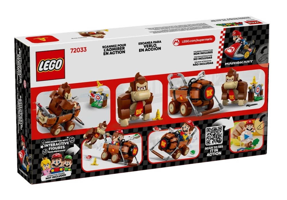 【LEGO 樂高】磚星球〡 72033 瑪莉歐系列 瑪利歐賽車-咚奇剛與DK巨型 Mario Kart™ – Donkey Kong & DK Jumbo