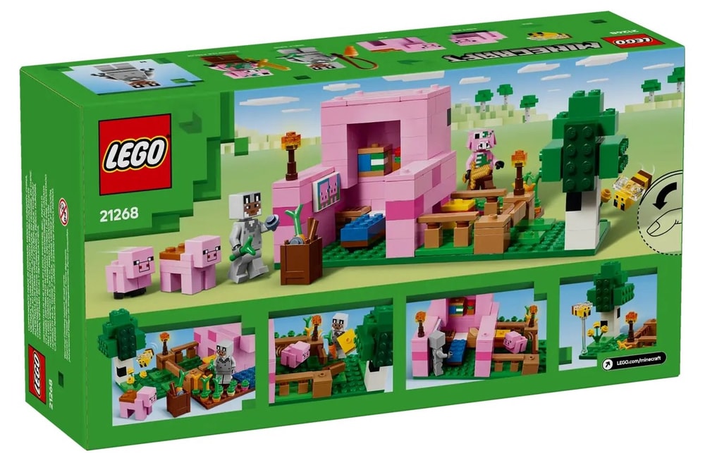 【LEGO 樂高】磚星球〡 21268 當個創世神 豬寶寶屋 The Baby Pig House