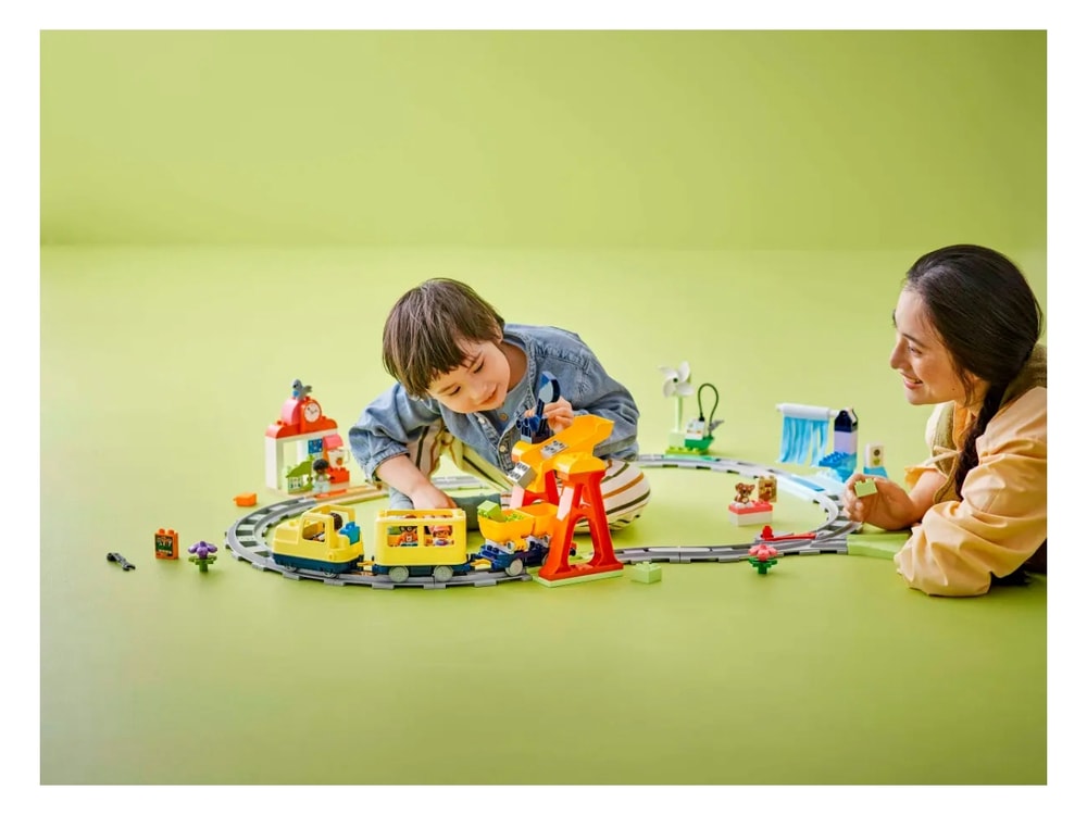 【LEGO 樂高】磚星球〡 10428 得寶系列 大型互動式社區列車 Big Interactive Community Train