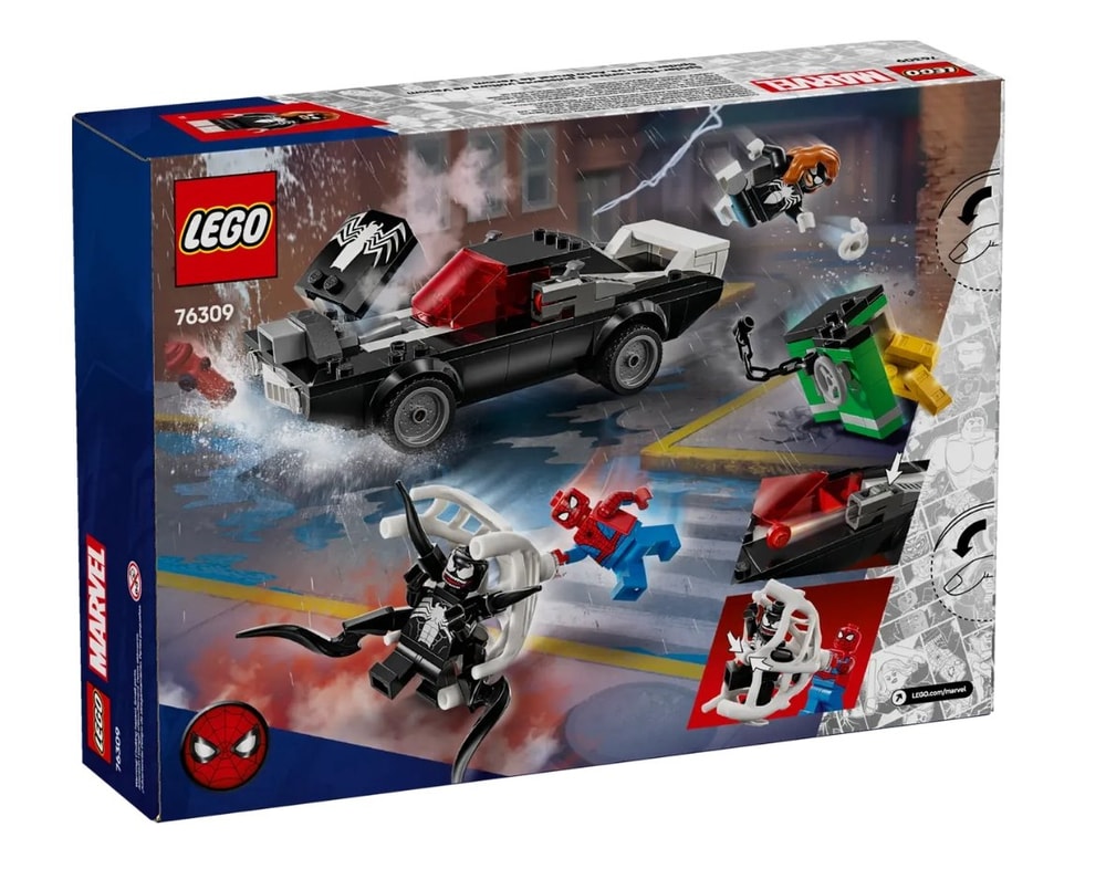 【LEGO 樂高】磚星球〡 76309 漫威系列 蜘蛛人大戰猛毒肌肉車 Spider-Man vs. Venom Muscle Car