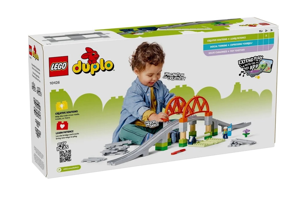 【LEGO 樂高】磚星球〡 10426 得寶系列 鐵路橋和軌道擴充組 Train Bridge and Tracks Expansion Set