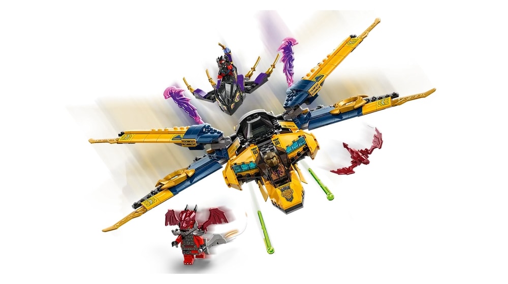 【LEGO 樂高】磚星球〡 71833 旋風忍者 拉斯和亞林的超級風暴噴射機 Ras and Arin's Super Storm Jet