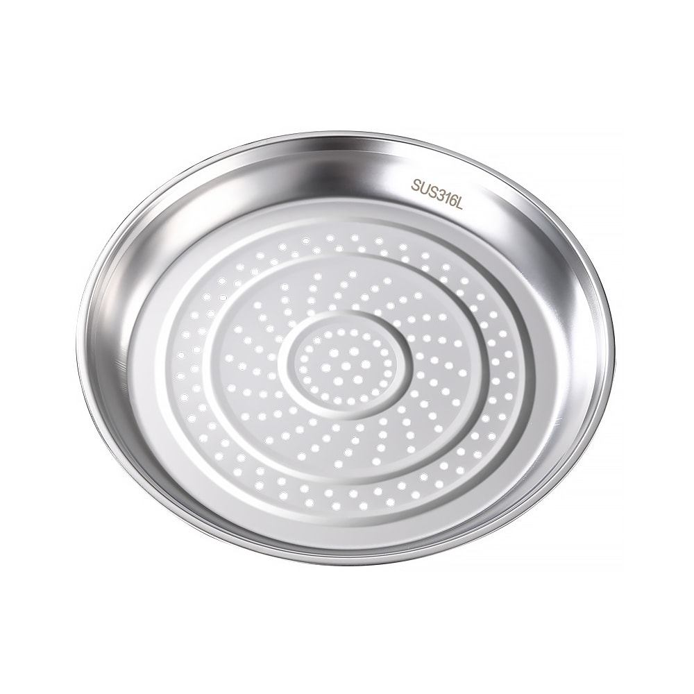 【生活采家】炒鍋專用密孔蒸盤 32cm 316不鏽鋼