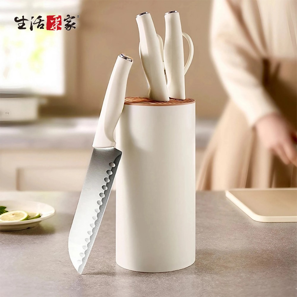 【生活采家】InoxSharp北歐米不鏽鋼刀具5件組