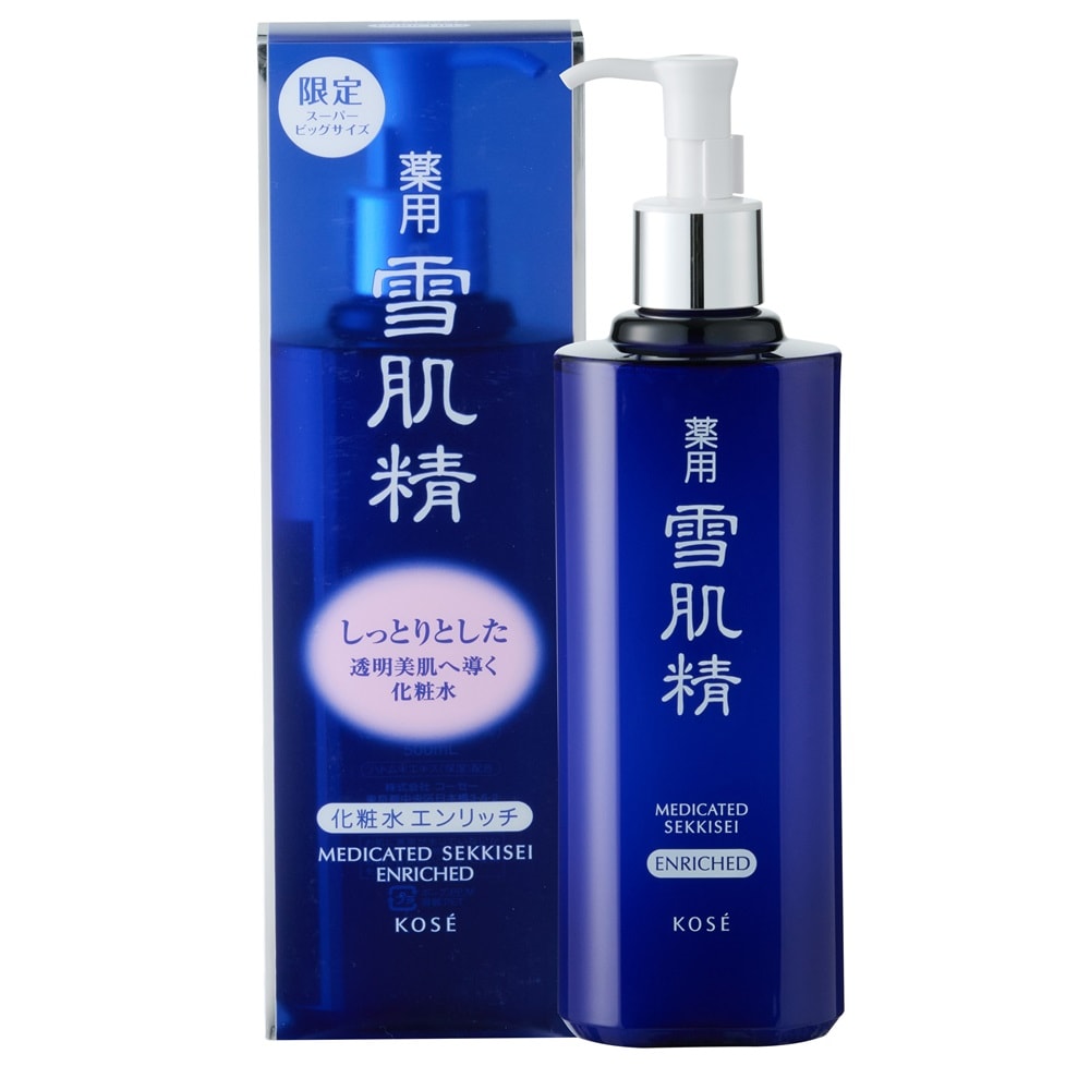 【KOSE 高絲】雪肌精化妝水500ml(一般款/極潤款)任選 台灣專櫃貨