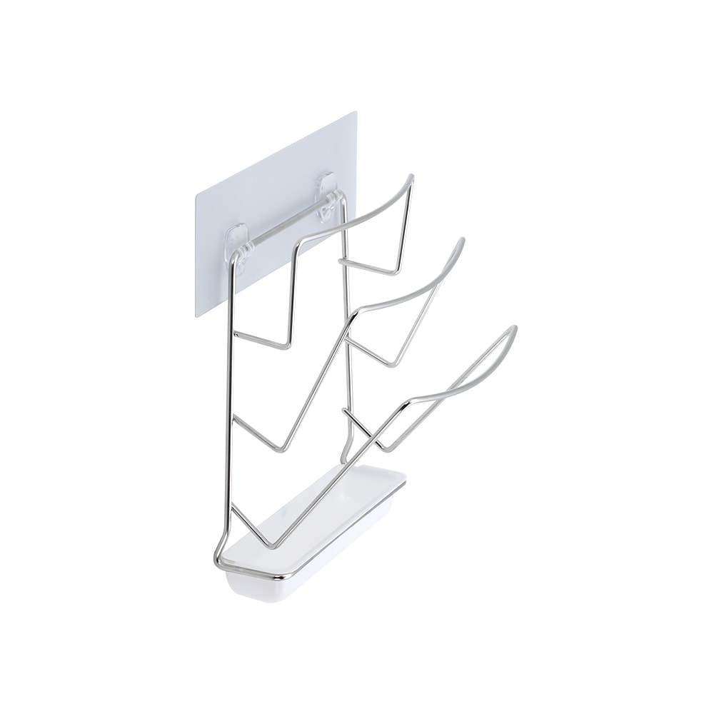 【生活采家】LuxiRack 壁掛三層鍋蓋架 台灣製304不鏽鋼