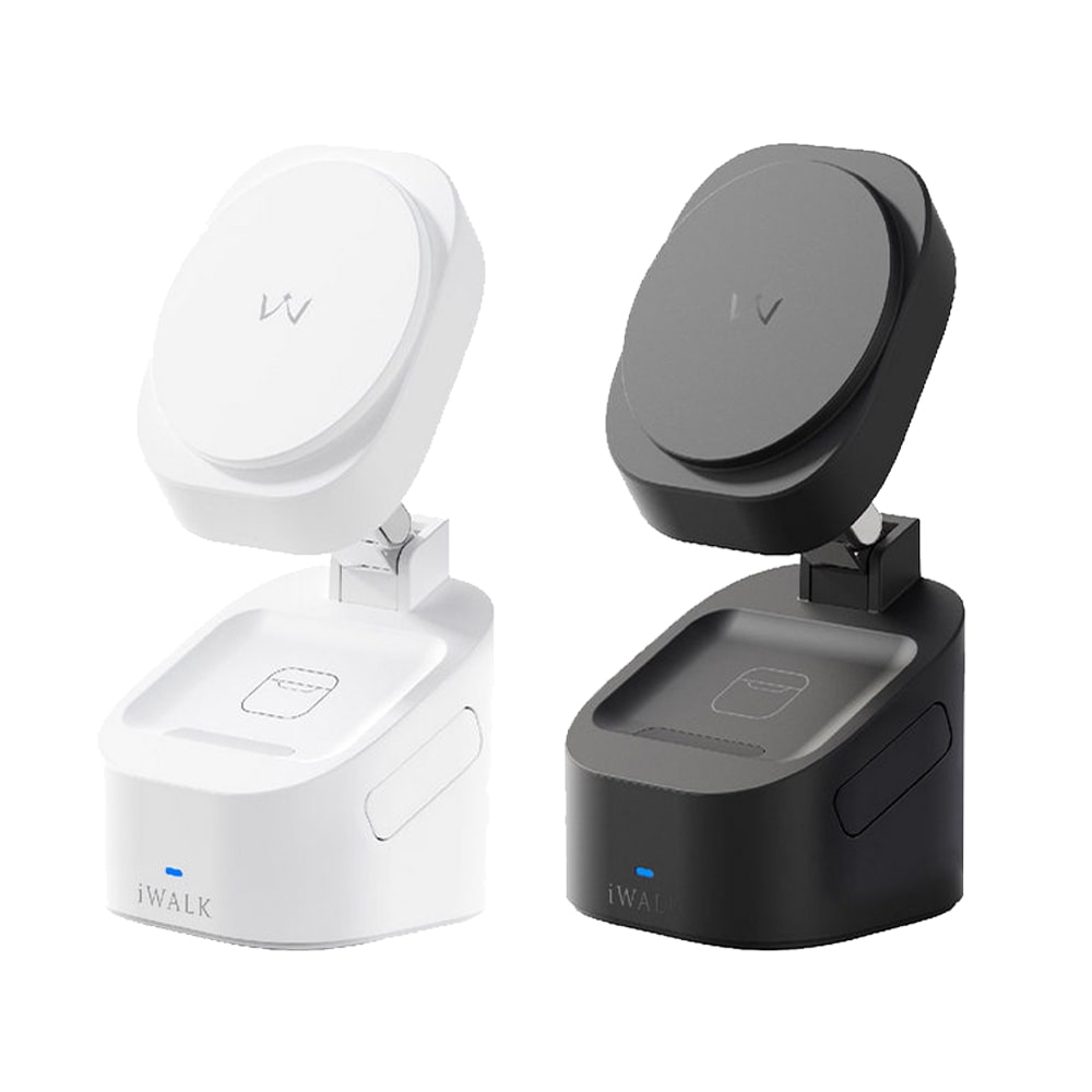 【iWALK】魔方 三合一充電摺疊支架 無線充電 (手機+耳機+手錶三用)