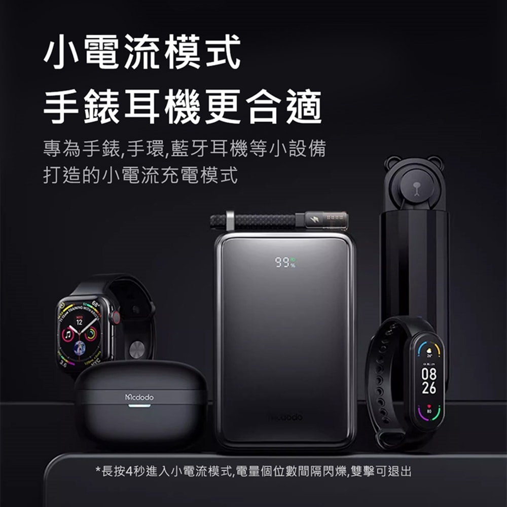 【Mcdodo 麥多多】20000mAh 急速 67W 3孔(2C1A)行動電源