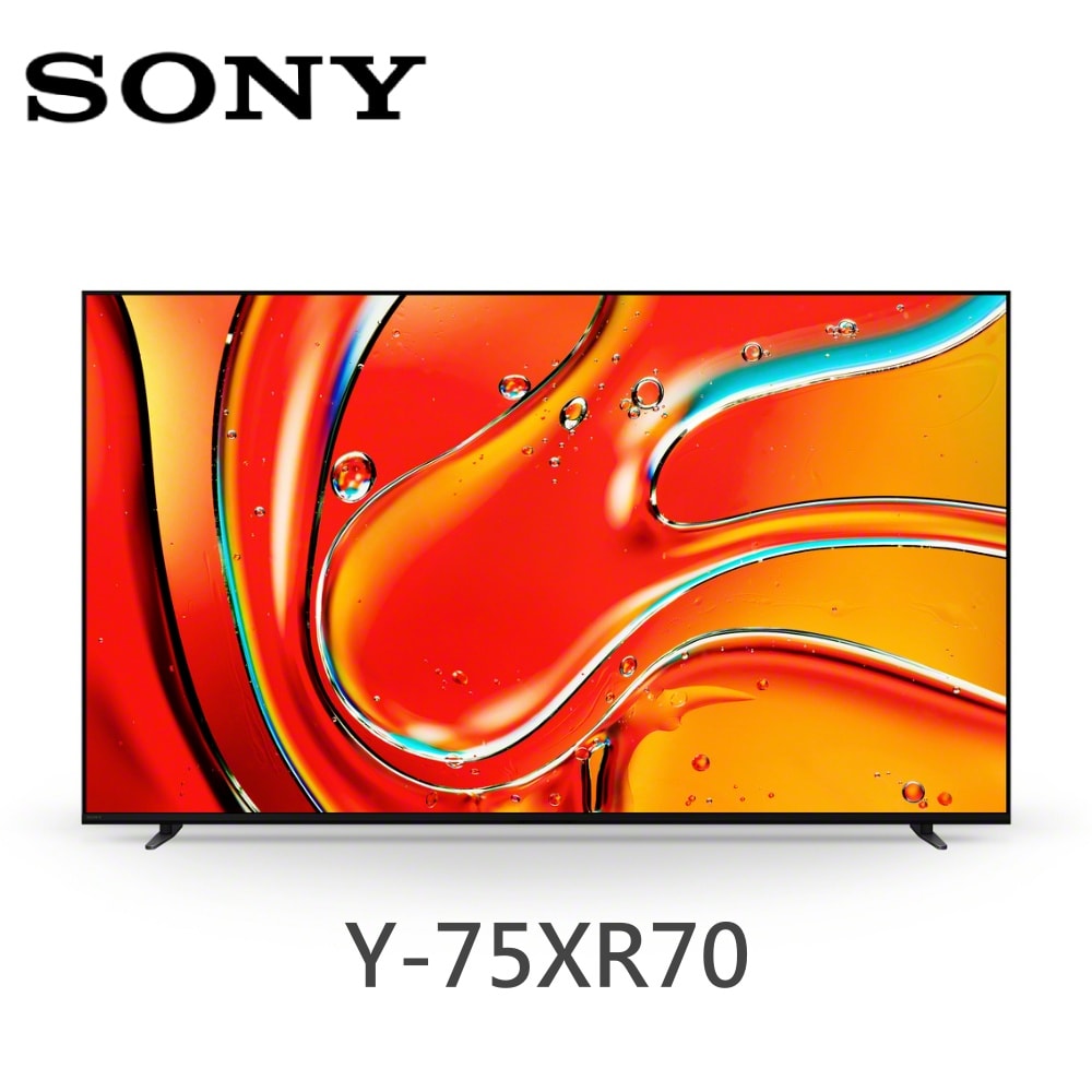 【SONY 索尼】Y-75XR70 75吋 BRAVIA 7 Mini LED 4K 智慧顯示器 Google TV 《含桌放安裝》