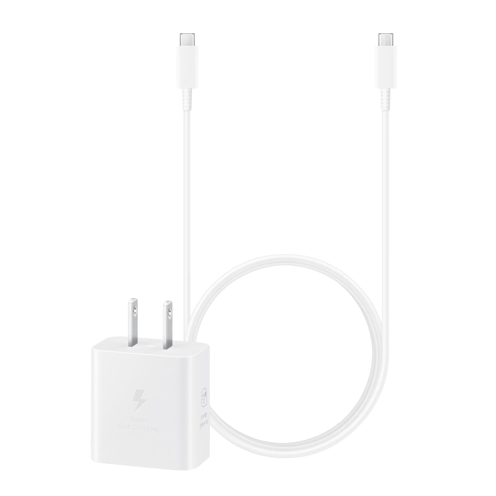 【Samsung 三星】原廠 25W PD 3.0超快充T2510+5A,1.8m 雙Type C 線DX510 (公司貨)