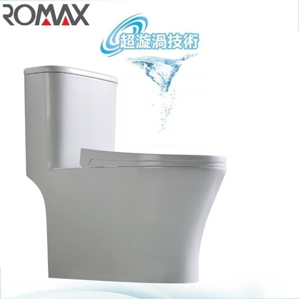 【CERAX 洗樂適】省水認證單體馬桶 R8022 類TOTO水龍捲二段式噴射虹吸洗淨 易潔釉面 高規緩降蓋(單體馬桶)