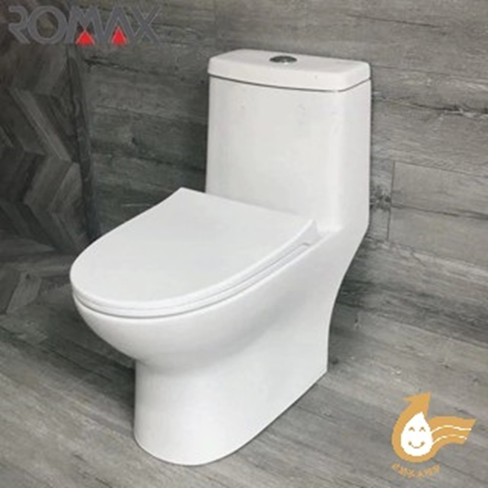 【CERAX 洗樂適】省水認證單體馬桶 R8022 類TOTO水龍捲二段式噴射虹吸洗淨 易潔釉面 高規緩降蓋(單體馬桶)