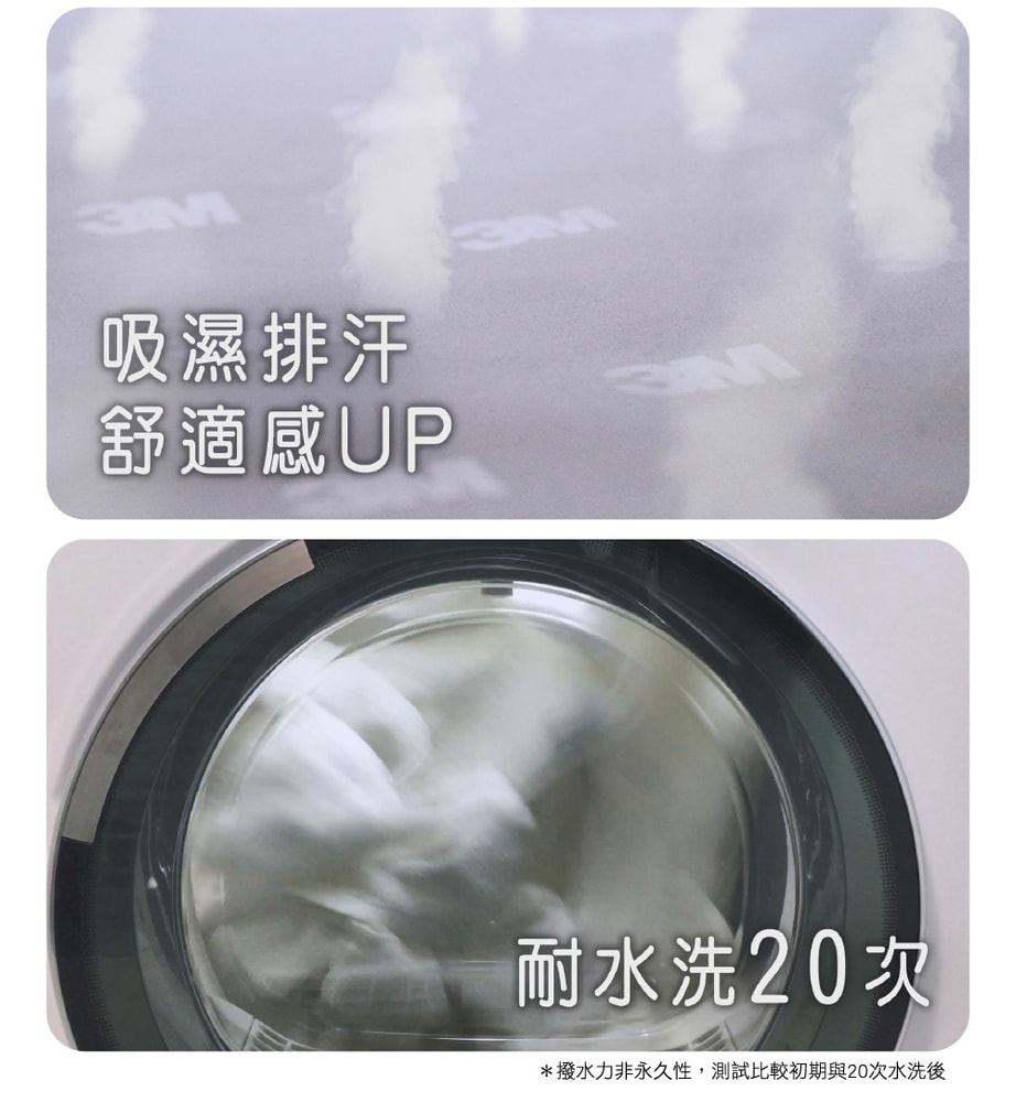 【3M】防潑水保潔墊枕頭套(平單式2入組) 原廠保證Scotchgard