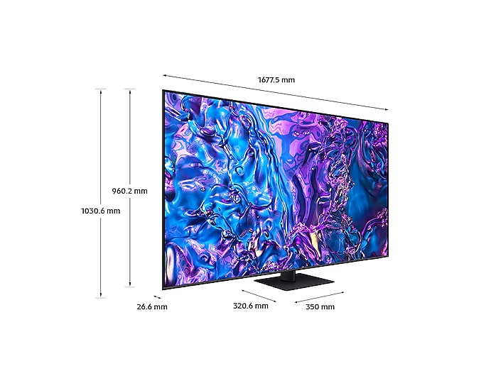 【Samsung 三星】75型4K QLED智慧連網 液晶顯示器 免費升級壁掛安裝 (QA75Q70DAXXZW)