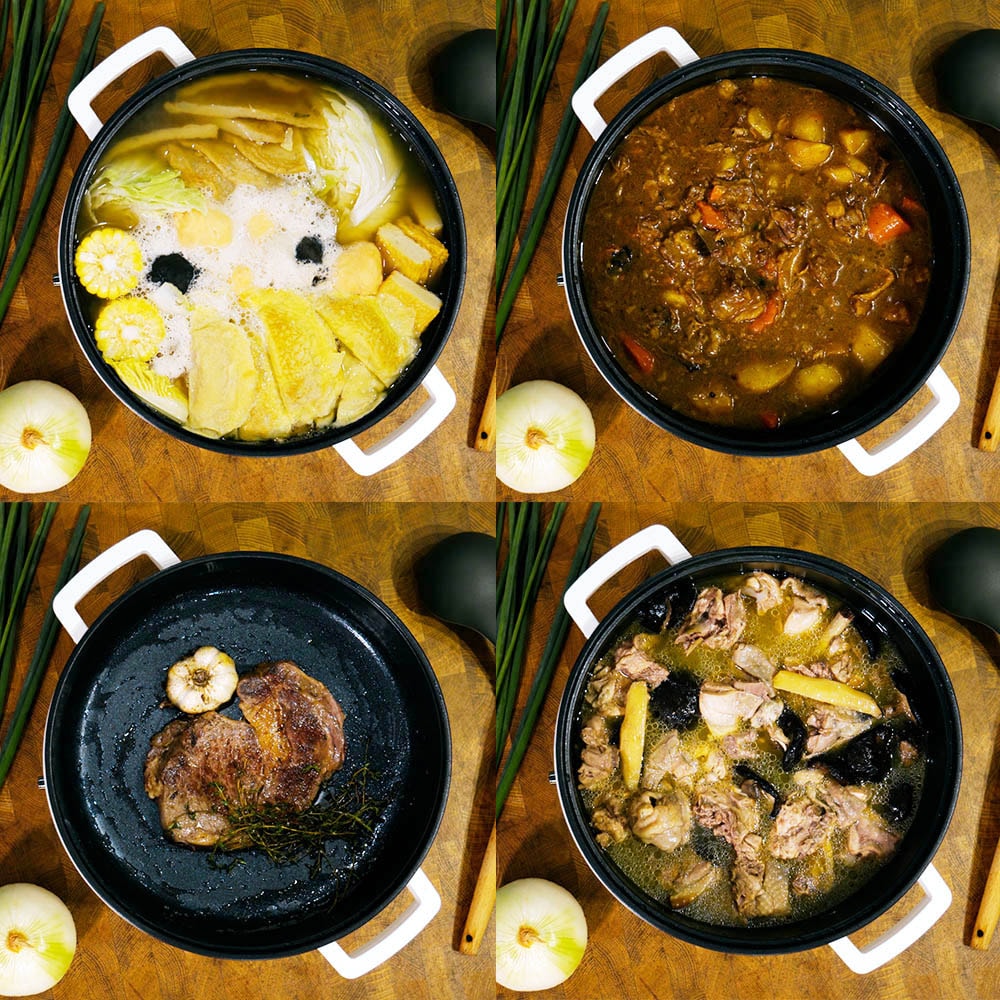 【AWSON 歐森】4L多功能電火鍋/料理鍋/美食鍋(AW-BP43)煎煮拌炒涮