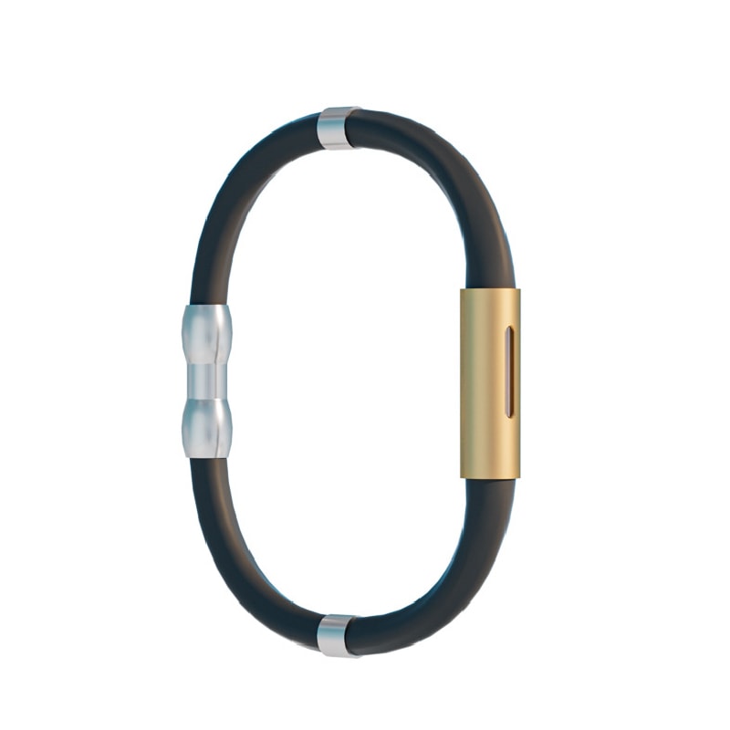 【Ergotech 人因科技】人因 Anion 負離子能量防靜電手環 黑色/奶茶