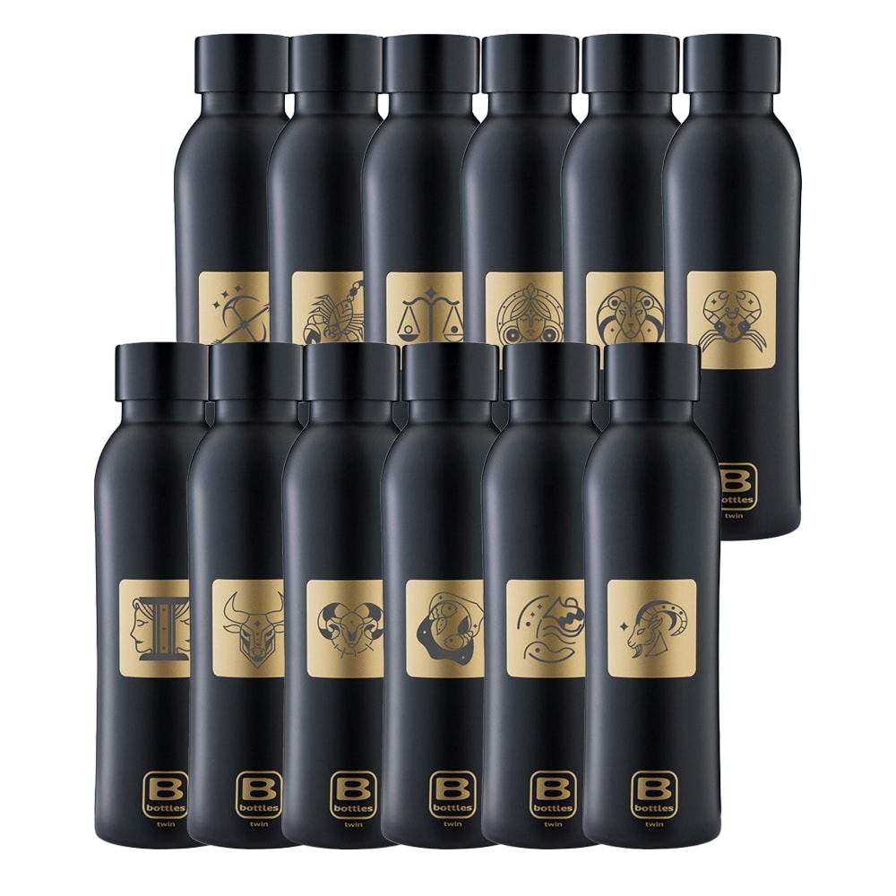 【Bugatti 布加迪】Bugatti布加迪 義大利金典十二星座保溫瓶 500ml BBT-QG500NS