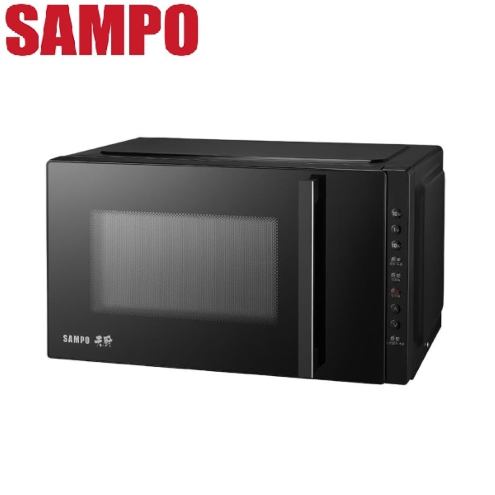 【SAMPO 聲寶】25L 轉盤式微電腦微波爐 RE-J253TM -