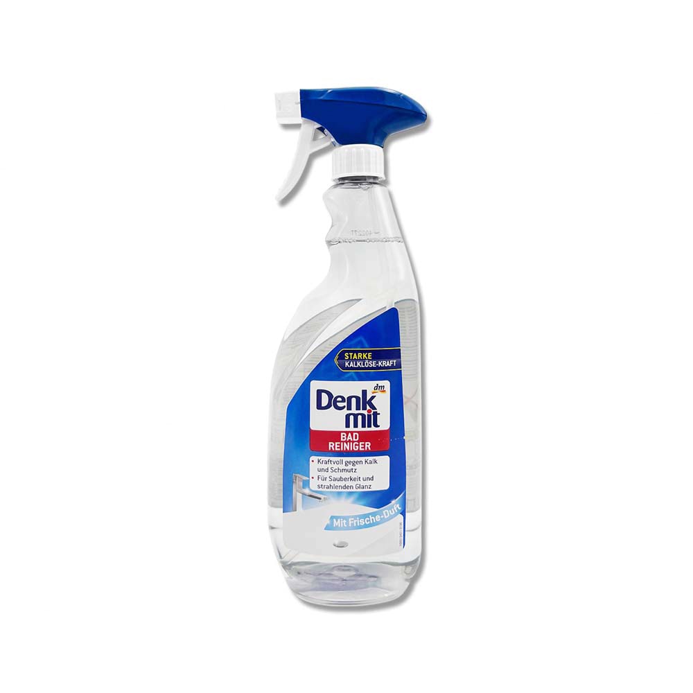 【德國 DM Denkmit】浴室清香速淨亮澤強效除水垢噴霧清潔劑1000ml/瓶(大容量,浴缸淋浴間鏡面除皂垢,衛浴磁磚亮潔無痕,洗手檯水龍頭去水漬)