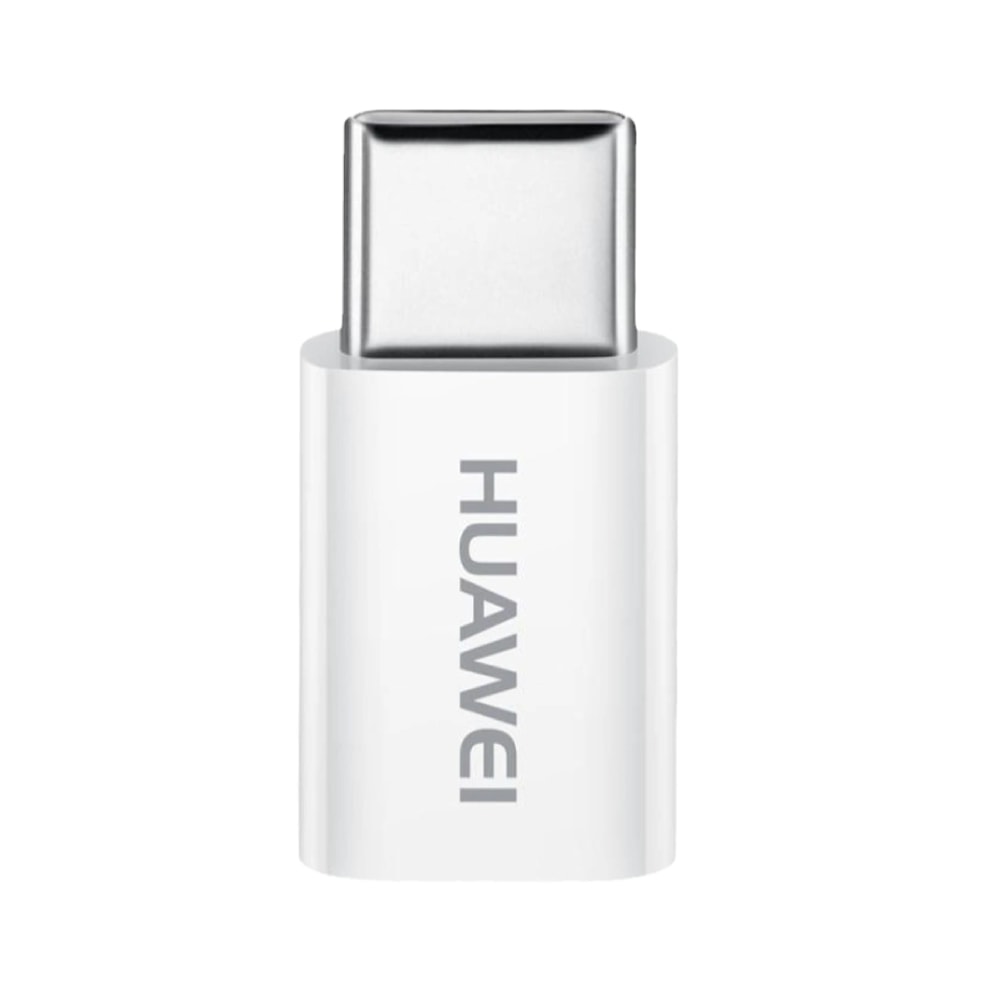 【HUAWEI 華為】原廠 Micro USB to Type-C 轉接頭 AP52 - 白 (台灣盒裝拆售款)