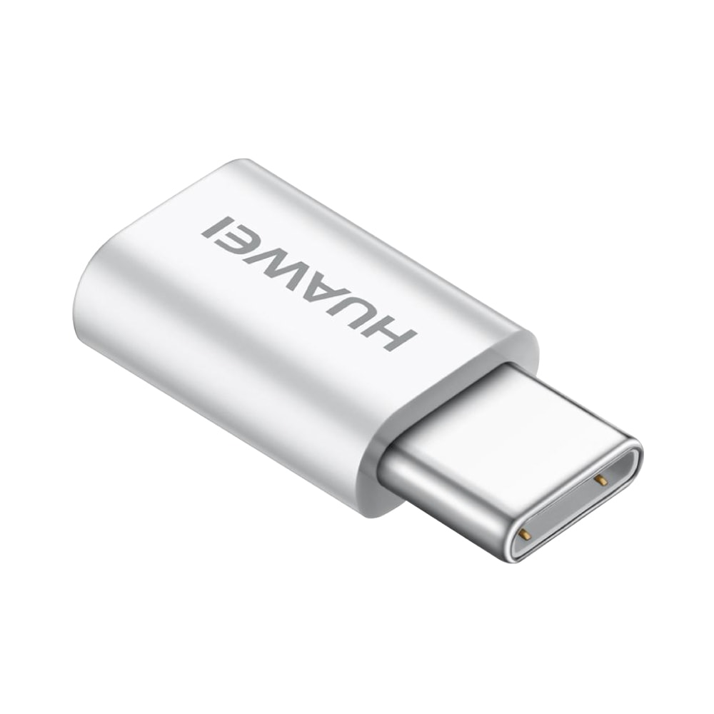【HUAWEI 華為】原廠 Micro USB to Type-C 轉接頭 AP52 - 白 (台灣盒裝拆售款)