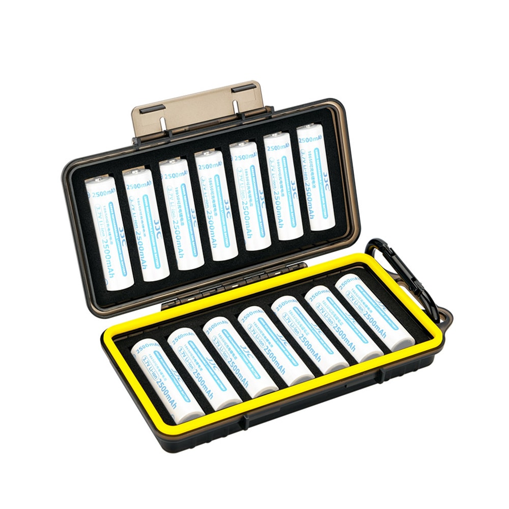 【JJC】隨身型18650防潑水電池收納盒(14顆)KCB-14x18650