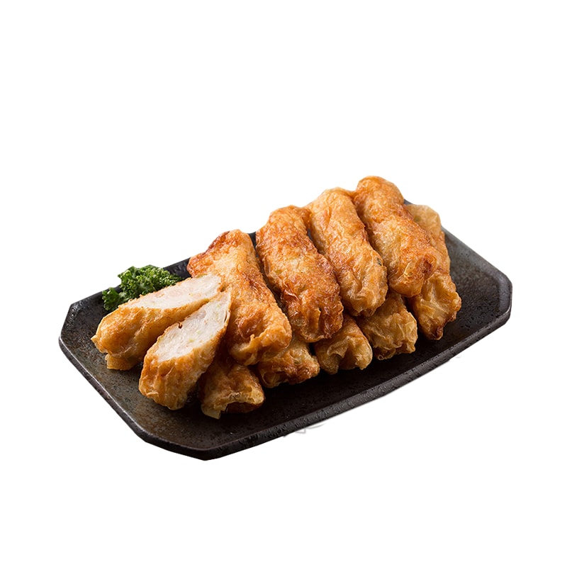 【勝崎生鮮】府城黃金蝦捲4盒組(300公克/10條)