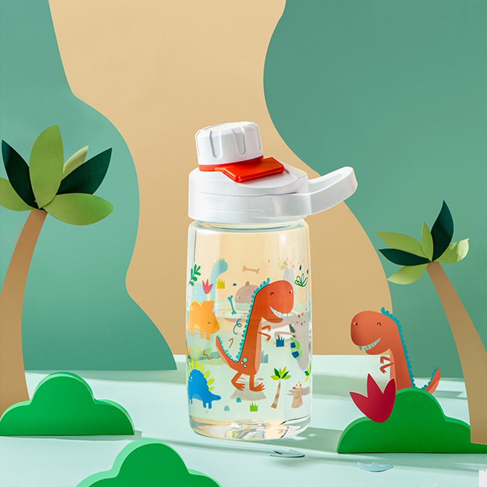 【FUJI-GRACE 日本富士雅麗】Tritan旋蓋兒童水壺450ml 三色可選