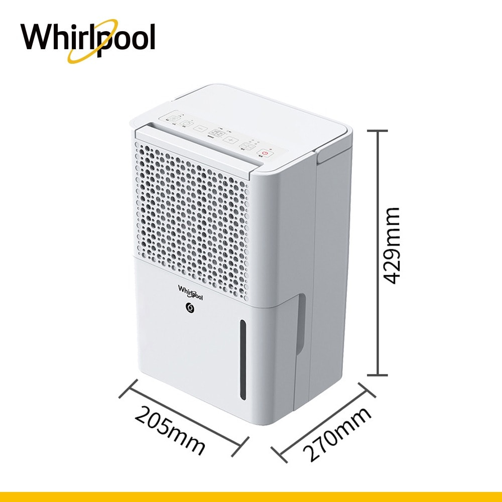 【Whirlpool 惠而浦】高效節能除濕型6公升第六感智能除濕機 WDEE06TW (四級能效)
