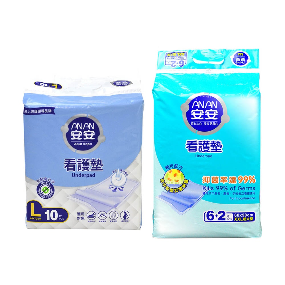 【安安成人】看護墊L/XXL (12包/箱購)