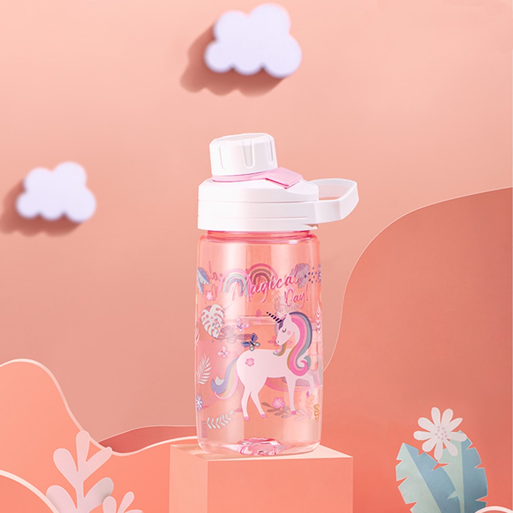 【FUJI-GRACE 日本富士雅麗】Tritan旋蓋兒童水壺450ml 三色可選