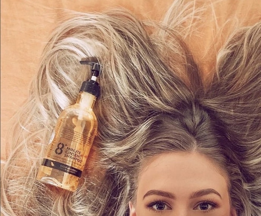 【JEMA ROSE】(2入組)紐西蘭 JEMA ROSE 8+Minute八分鐘 人蔘洗髮精400ml 附按壓頭