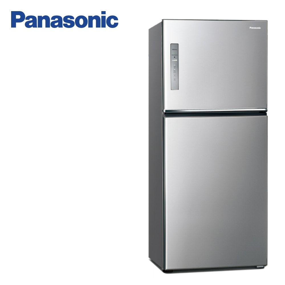 【Panasonic 國際牌】台灣製580L新一級能源效率雙門鋼板冰箱NR-B582TV-S(晶漾銀)
