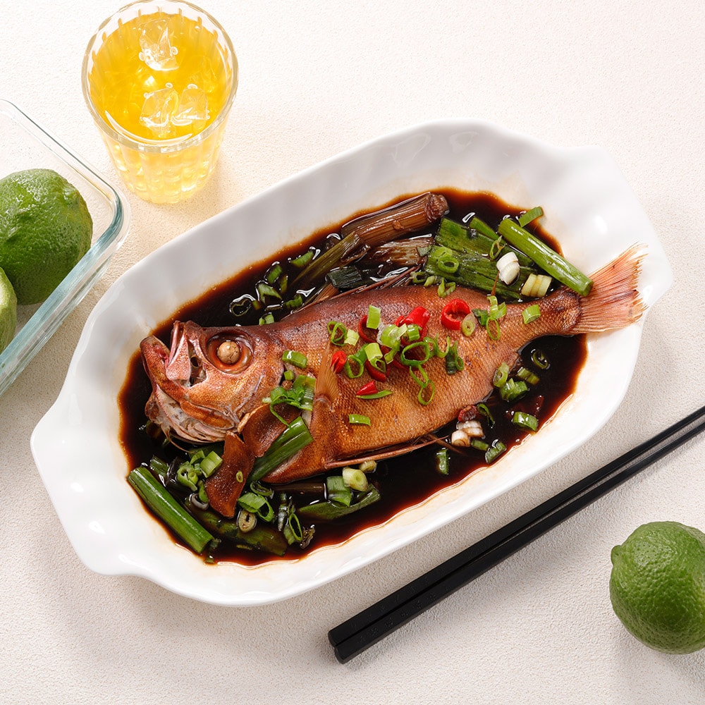 【華得水產】台灣東港紅目鰱魚200-220g/尾/去鰓去肚■