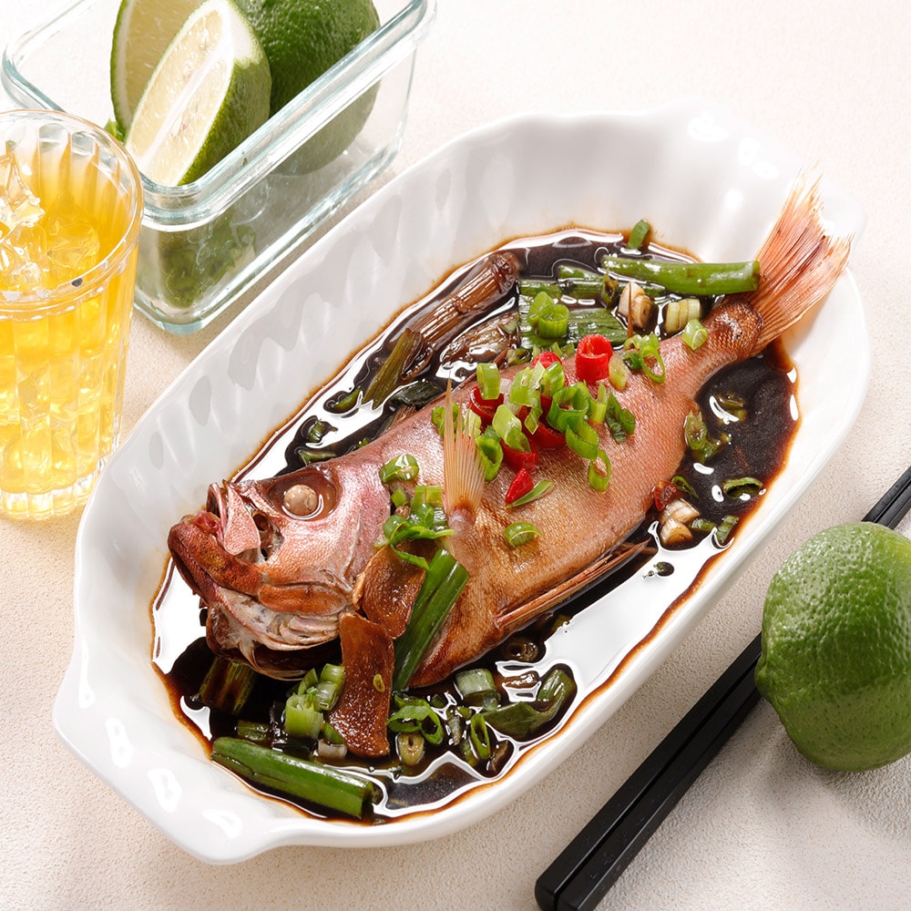 【華得水產】台灣東港紅目鰱魚200-220g/尾/去鰓去肚■