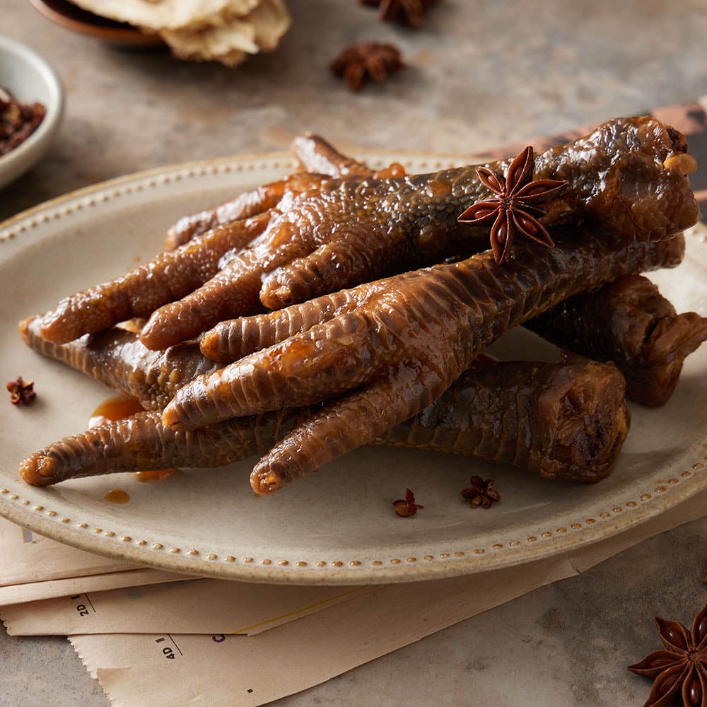 【金緗雞】秘製滷味(雞爪)300公克±10% 土雞 文昌雞 滷雞爪