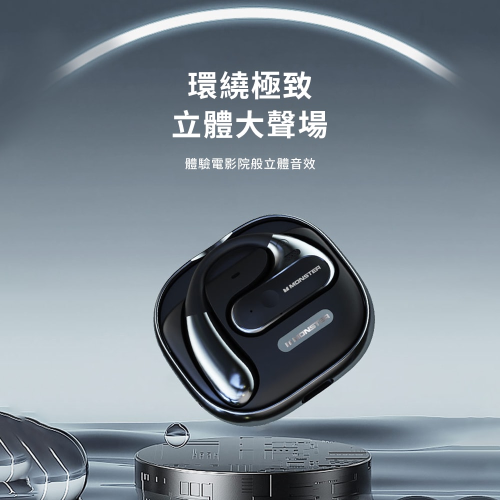 【MONSTER 魔聲】Open Ear AC320 OWS開放式 真無線藍牙耳機