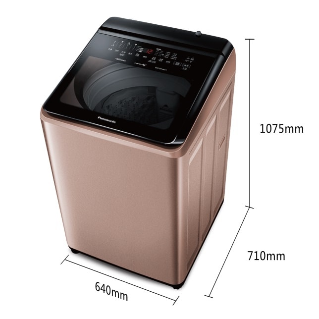 【Panasonic 國際牌】15公斤 變頻直立式洗衣機 NA-V150NM-PN