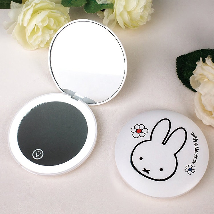 【MIPOW 麥泡】Miffy 充電式LED燈化妝鏡